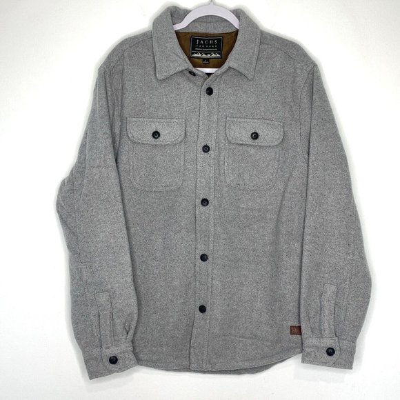 Jachs Jackets & Coats Jachs New York Wool Blend Grey Jacket Shirt